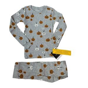 NWT Petit Lem Size 12M Jack O Lantern PJs